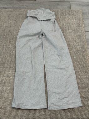 Bo + Tee Light Gray Wide-Leg Women's Pants